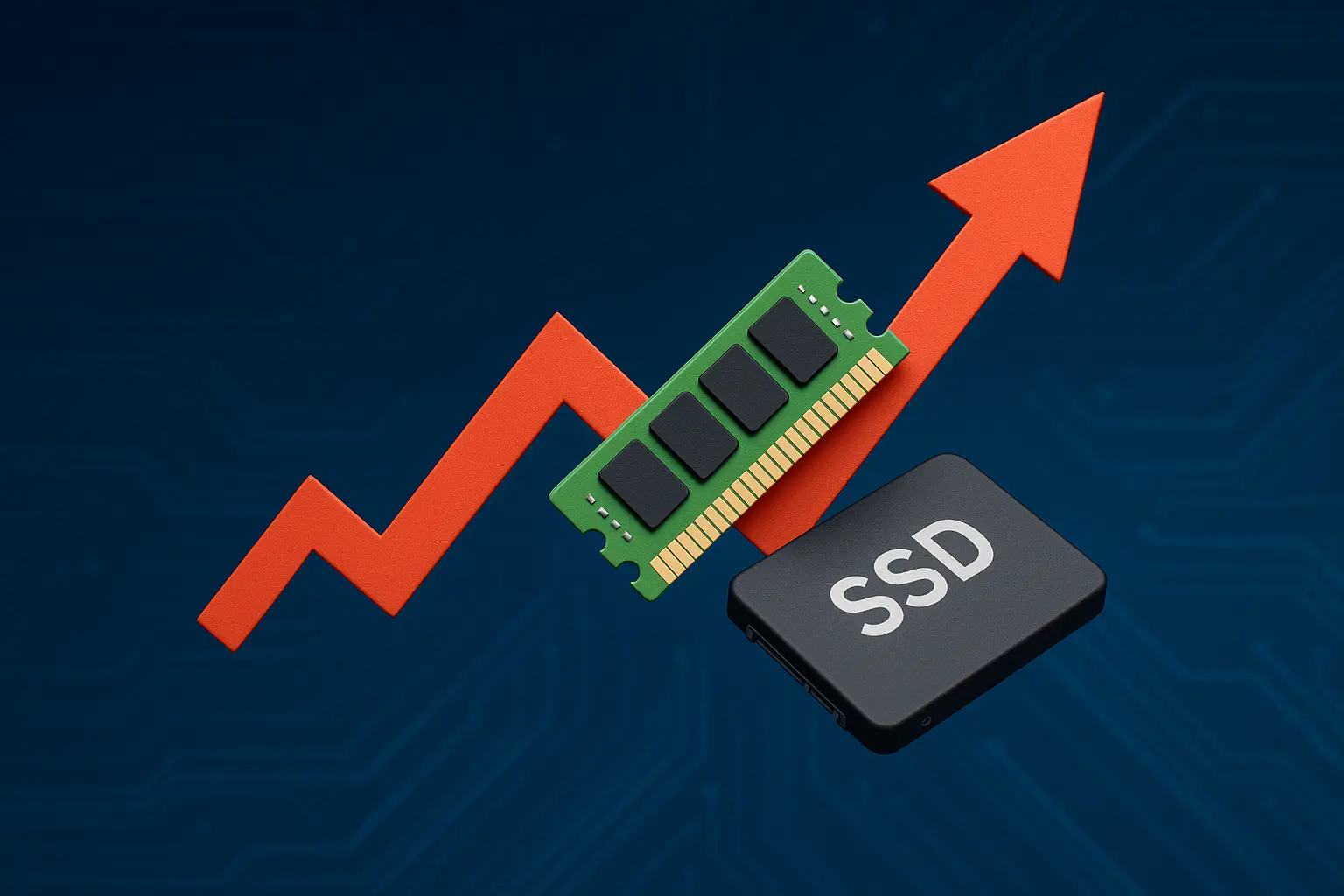 RAM et SSD : pourquoi les prix s’envolent fin 2025